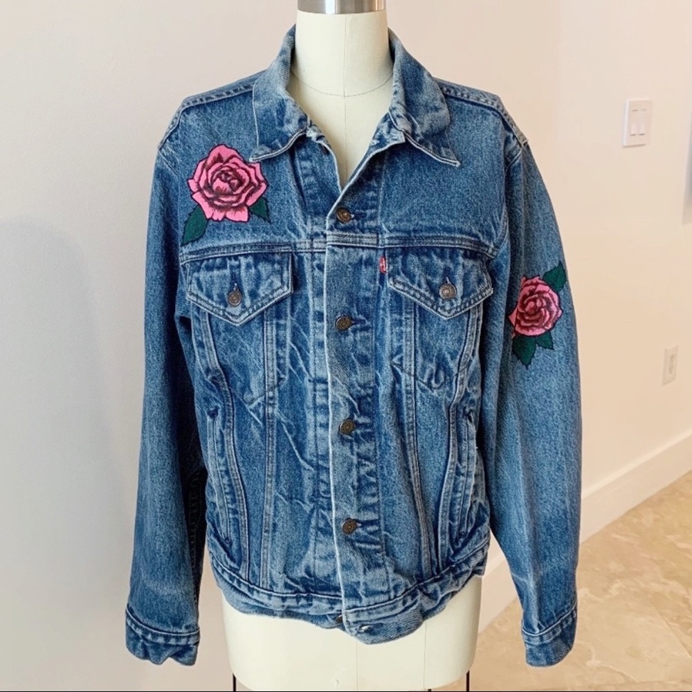 Vintage Levi's Hand Painted Grateful Dead Jacket - Picture 2 of 8